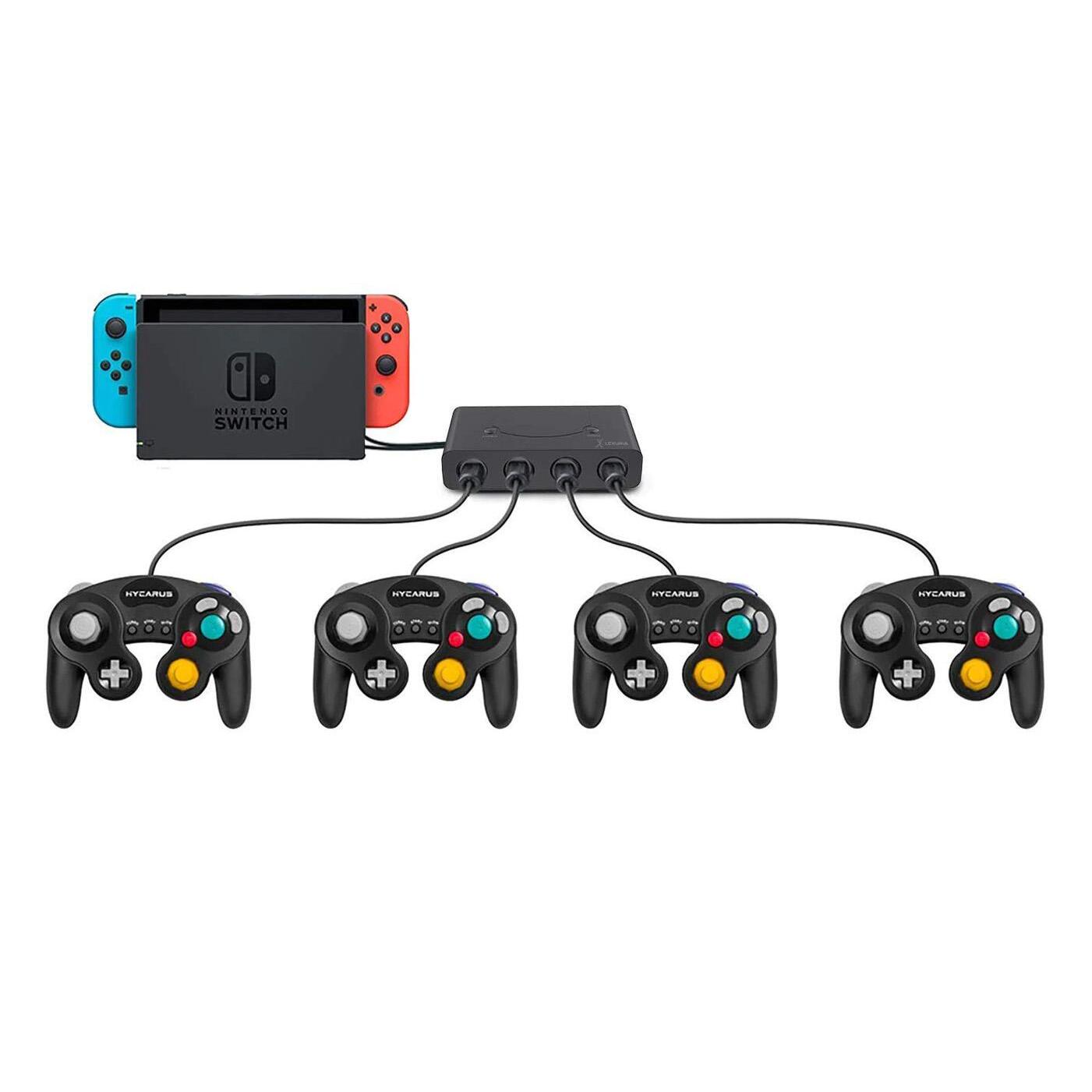 Adapter Gamecube Controller aansluiten op Wii U Switch
