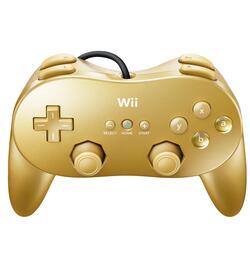 Wii Classic Controller Pro Goud - Nintendo