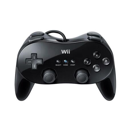 Classic Controller Wii Pro Zwart - Nintendo