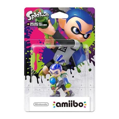 Splatoon Amiibo Figuur Splatoon Boy (blauw)