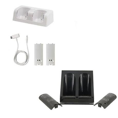 Oplaadstation Wii Controller + 2 x Accu