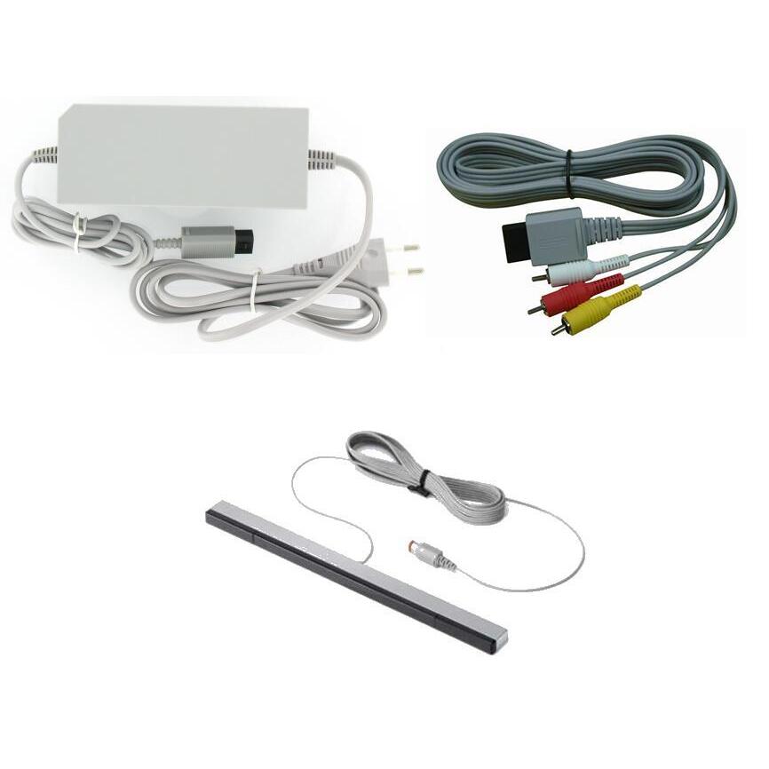 Wii console shop cables